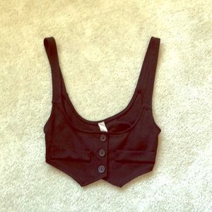 Small black vest